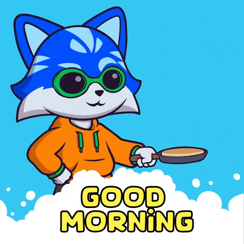 Good Morning Cat GIF by Toshithecat