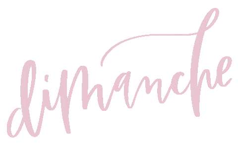 Sunday Calligraphy Sticker