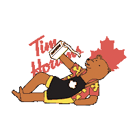 Tim Hortons Toffee Nut Latte Sticker by oatsideTW