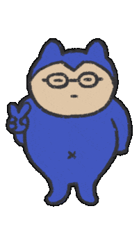 meganenekonogohan メガネねこ meganeneko Sticker