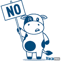 Vaca No Sticker by Transmedia Comunicación y Prensa