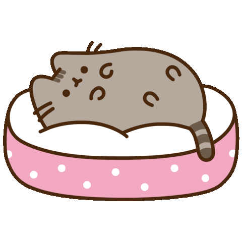 Laying Cat People Sticker by Pusheen