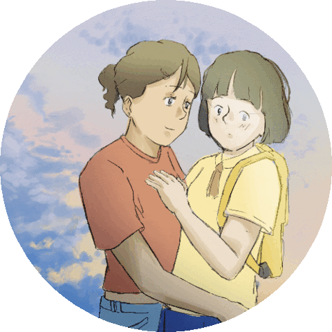 Love Is Love Hug Sticker