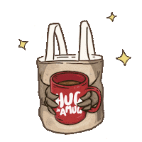 theotterspace mug otter otters theotterspace Sticker