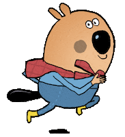 Beaver Antonia Sticker by Mexer