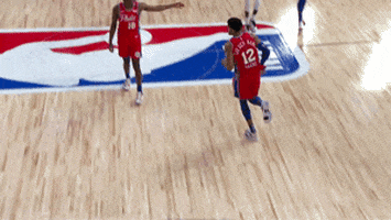 High Five Philadelphia 76Ers GIF by NBA