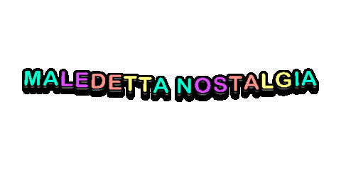 Nostalgia Maledetta Sticker by Popcorn Gang