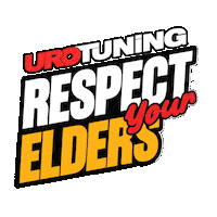 Respect Your Elders Sticker by UroTuning