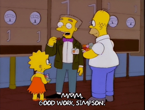happy homer simpson GIF
