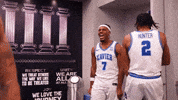 Running Man Celebration GIF by Xavier Men's Basketball