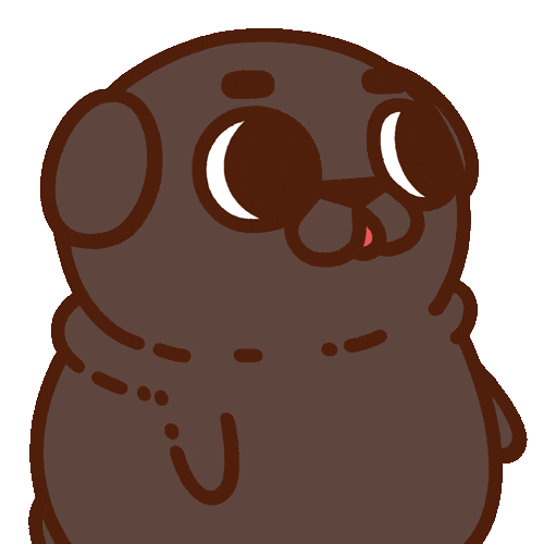 Awkward Side Eye Sticker by Puglie Pug