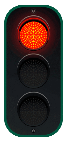 Traffic Light Car Sticker by Provinzial