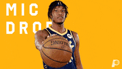 Walk Off Mic Drop GIF by Indiana Pacers