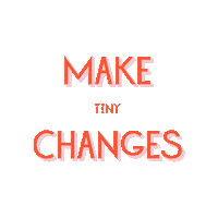 Tiny-Changes together inspire build raise Sticker