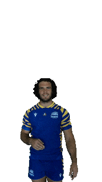 Rugby Celebrating Sticker by Zebre Parma