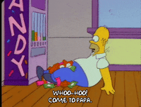 Happy Season 4 GIF by The Simpsons
