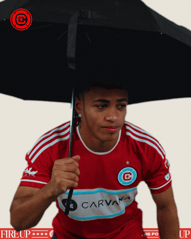 Chicago Fire Rain GIF by Chicago Fire Football Club