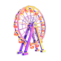 Ferris Wheel Festival Sticker by Baja Beach Fest