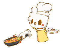 lightroast reaction cartoon instagram cooking Sticker
