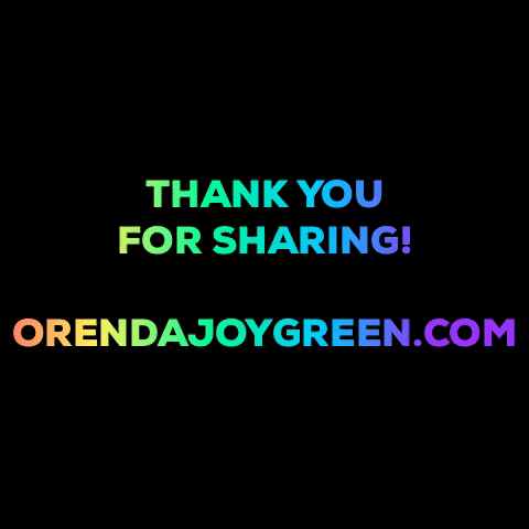 orendajoygreen thank you share thank sharing GIF