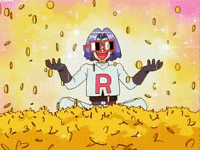 Laugh Money GIF by nounish ⌐◨-◨