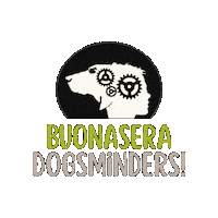 Buonasera Sticker by Asilo per cani Dog'sMind