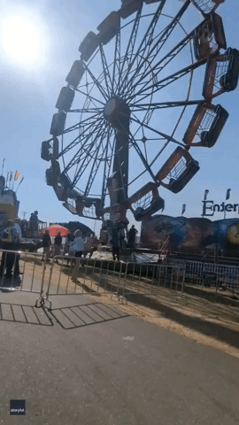 Florida Amusement Ride Stops Mid-Air, Causing Carriages to Flip Frantically