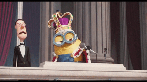 drop minion GIF