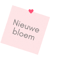 Nieuwe Bloem Sticker by Viltbloemist