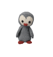 AlaSascha penguin crochet plush haken Sticker