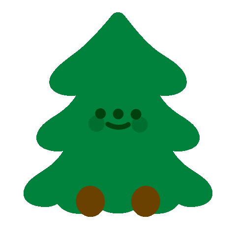Christmas Tree Sticker by THE RECORDER FACTORY
