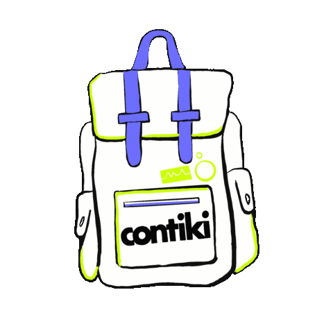 Travel Backpack Sticker by Contiki