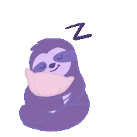 Sleepy Good Night Sticker