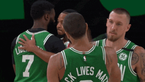 Regular Season Hug GIF by NBA