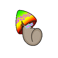 Funguyz baby trippy nft vibe Sticker