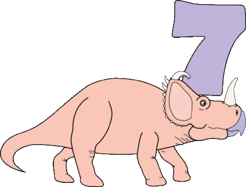 Dinosaur Dino Sticker by Charlotte Filshie
