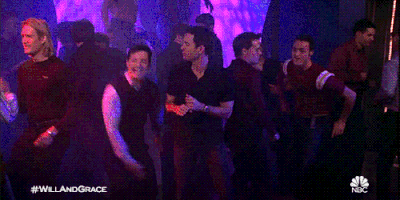 season 7 dancing GIF by Will & Grace
