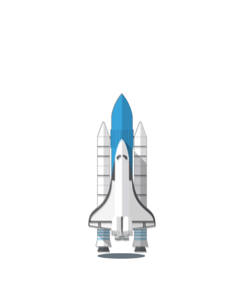 506ai giphyupload rocket launch rocket launch Sticker
