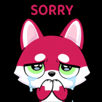 Sorry Chi Chi GIF by UpStudiosWorld