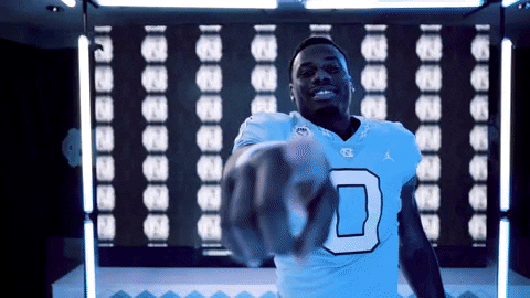 North Carolina Football GIF by UNC Tar Heels