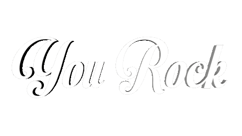 Statement You Rock Sticker by OpticalArtInc.