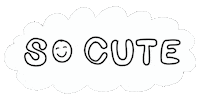 Happy Cloud Sticker