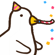 Celebrating Happy Birthday Sticker