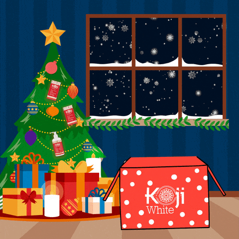 kojiwhite giphyupload happy party snow GIF