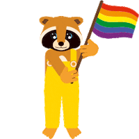 Lgbt Peace Sticker by STADDI