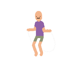 Fun Skipping Sticker