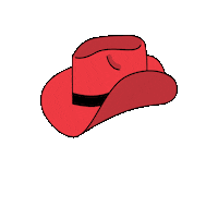 UNIRADIOmx cowboy hat uniradio uniradio invasora sombrero vaquero Sticker
