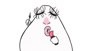 Beauty Makeup Sticker by tilund