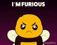 Angry Excuse Me GIF by Plan Bee Studios