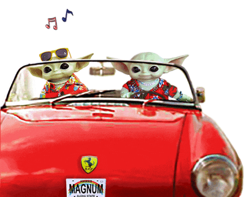 Driving Star Wars Sticker